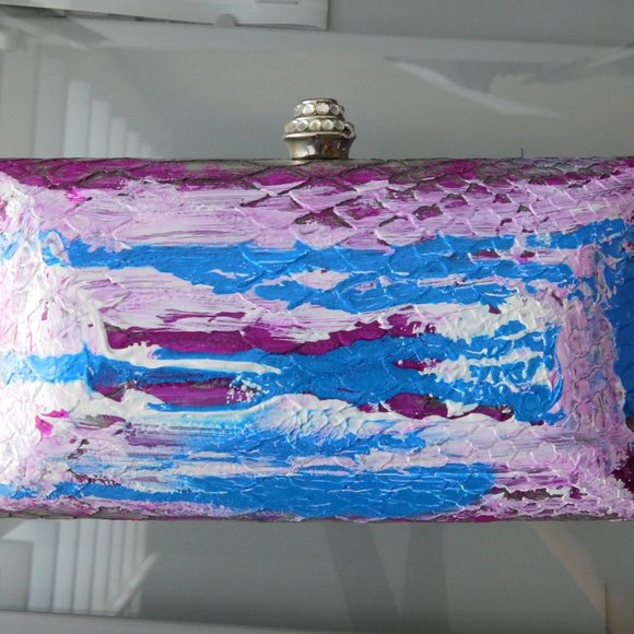 Hardcase Party Painted Clutch 7x4 - Picture 3 of 8